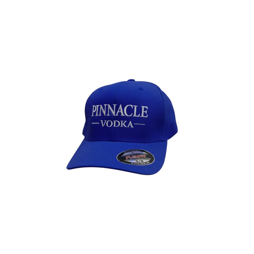 Pinnacle & Deep Eddy Vodka Hat Lot Mens S/M Blue Flexfit & Trucker Caps